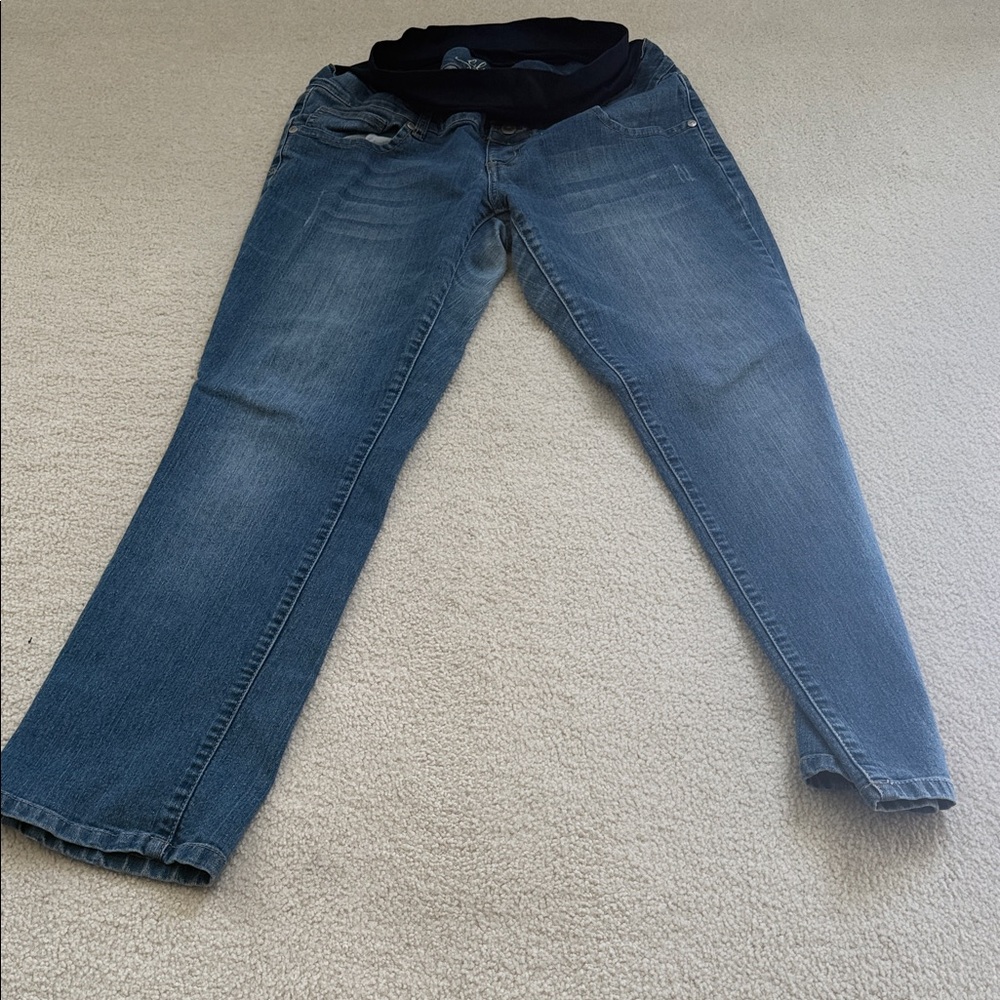 Lilac Clothing Women's Boot Cut Jeans - Blue and Black